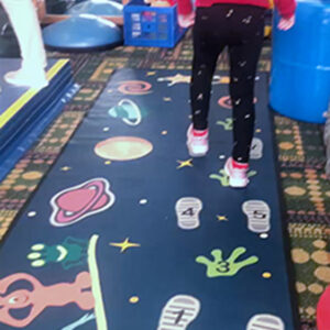 sensory walkway in use