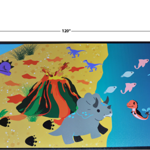 sensory path with dino activities