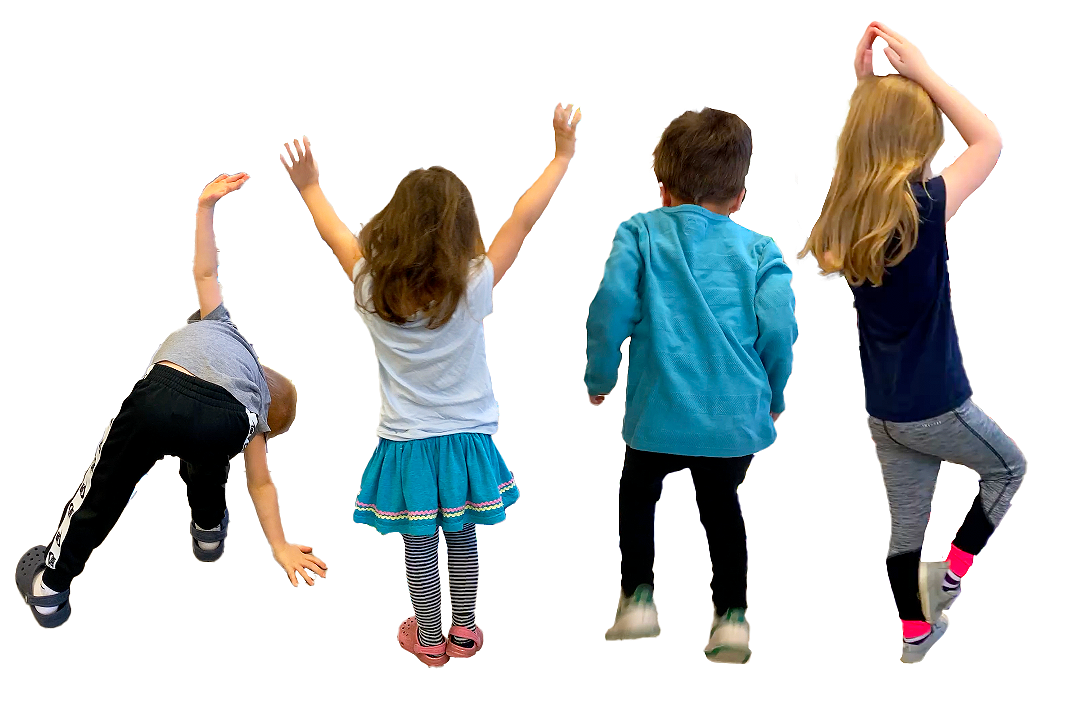 sensory activities being done by children
