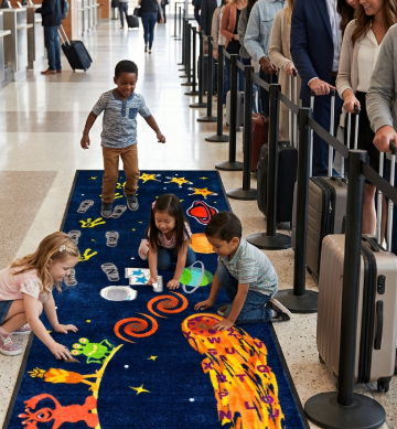 Airport Sensory Area for Traveling Kids